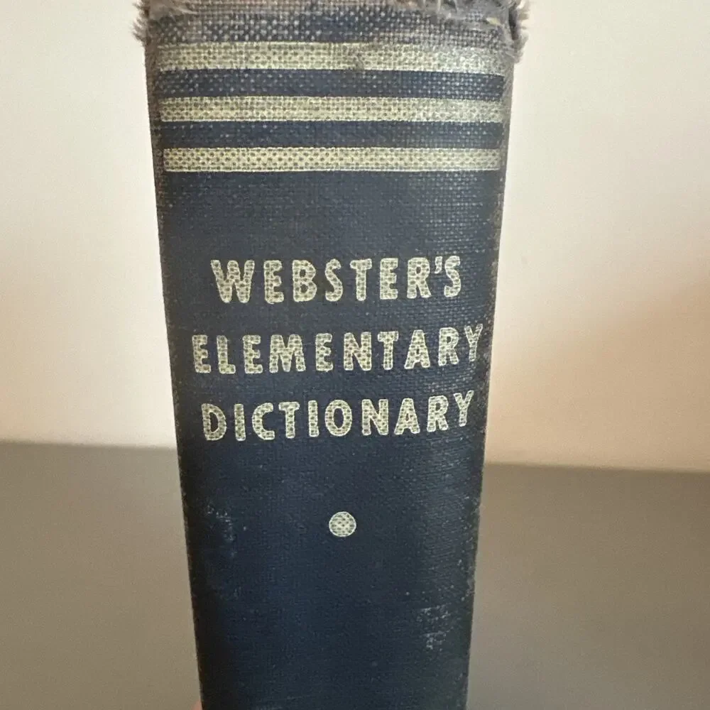 1941 VTG Webster’s Ele Dictionary “A Dictionary For Boys&Girls” G&C Merriam Co.